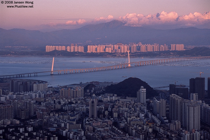 Shenzhen Bay at sunset