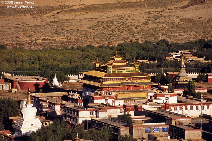 Central building of Samye Monastery 