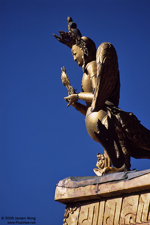 Garuda statue in Jokhang