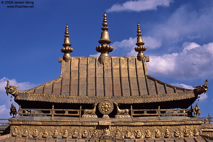 Gilded roof of the Jokhang