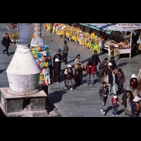 Pilgrims walking the Barkhor Kora outside Jokhang