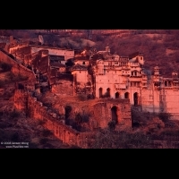 Bundi Palace at dusk