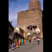 Local tourists in Mehrangarh Fort