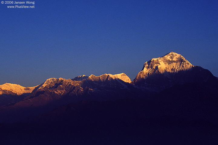 Dhaulagiri at sunrise