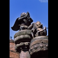 Garuda statue in Wakupati narayan Temple, Bhaktapur