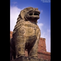 Lion statue, Bhaktapur