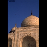 The central dome of Taj